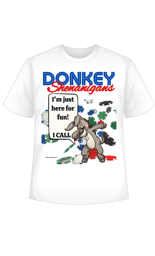 Poker Tees Donkey Shenanigans