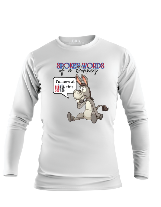 Donkey Sayings Poker Customizable Long Sleeve